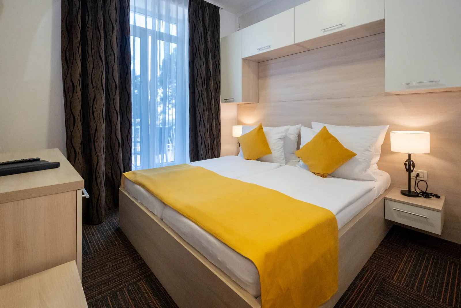 Economy room with balcony
